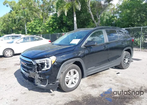 2024 GMC Terrain Fwd Sle from USA, damaged, VIN 3GKALMEGXRL303705